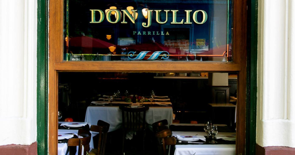 Pelo terceiro ano, Don Julio é eleito o melhor restaurante de carnes do mundo