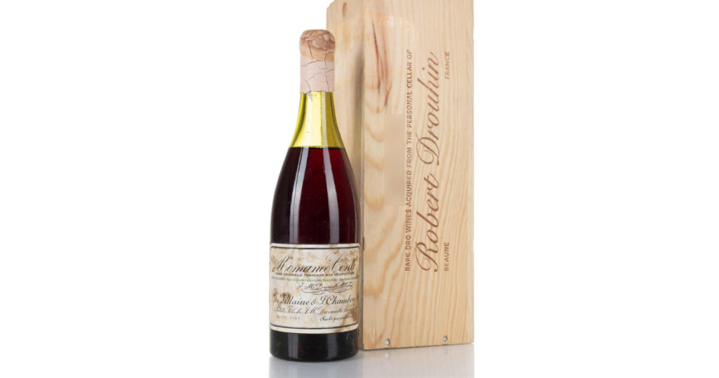 Garrafa de vinho francês de 1945 se torna a mais cara já vendida em leilão